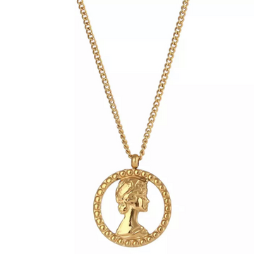 Queen Coin Necklace
